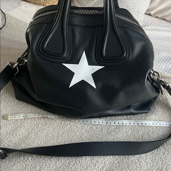 Givenchy Black Leather Bag with Silver Accents - Picture 3 of 9